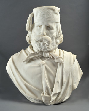 Restauro busto di Garibaldi